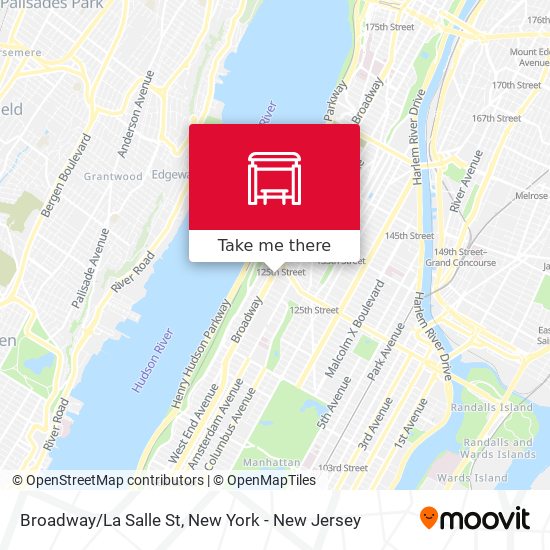 Mapa de Broadway/La Salle St