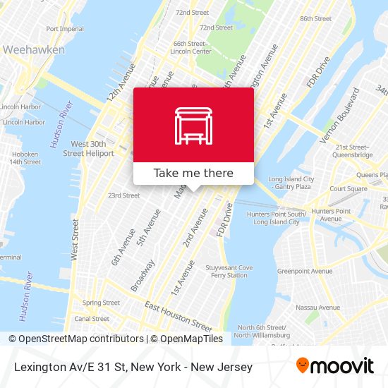 Mapa de Lexington Av/E 31 St