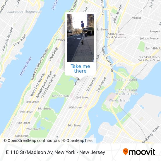 Mapa de E 110 St/Madison Av