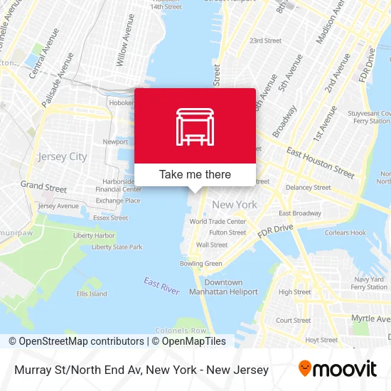 Murray St/North End Av map