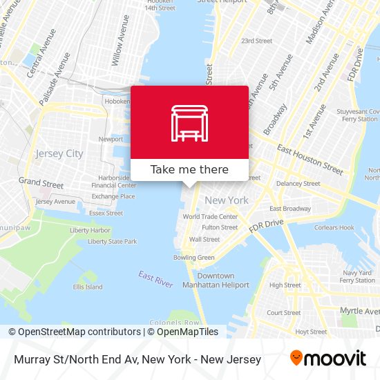 Murray St/North End Av map