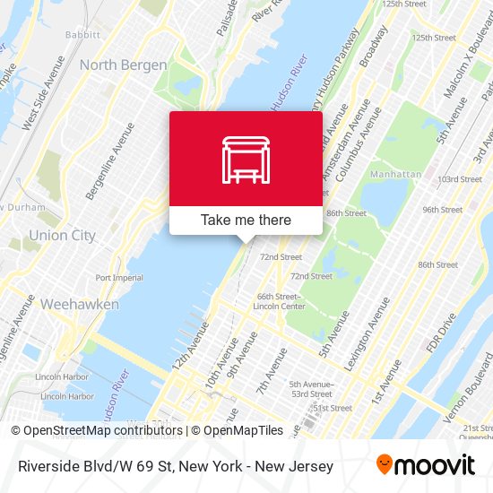 Mapa de Riverside Blvd/W 69 St