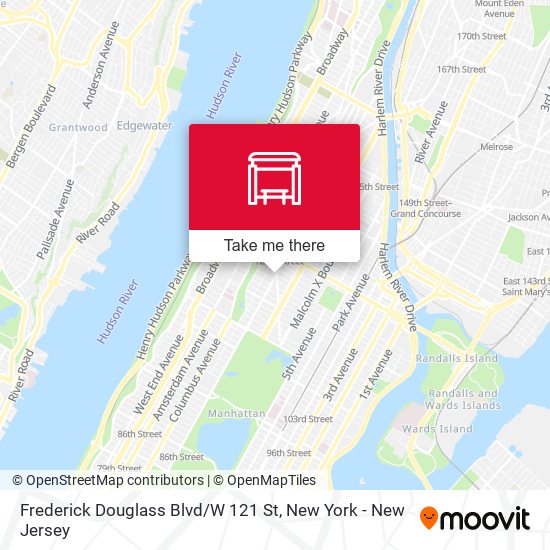 Frederick Douglass Blvd / W 121 St map