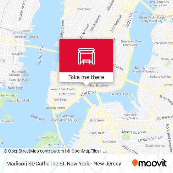 Madison St/Catherine St map