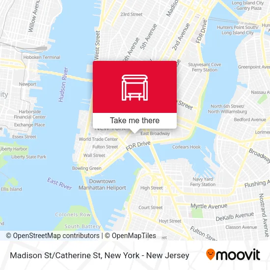 Madison St/Catherine St map