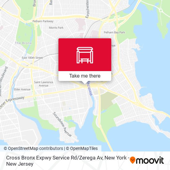 Cross Bronx Expwy Service Rd / Zerega Av map