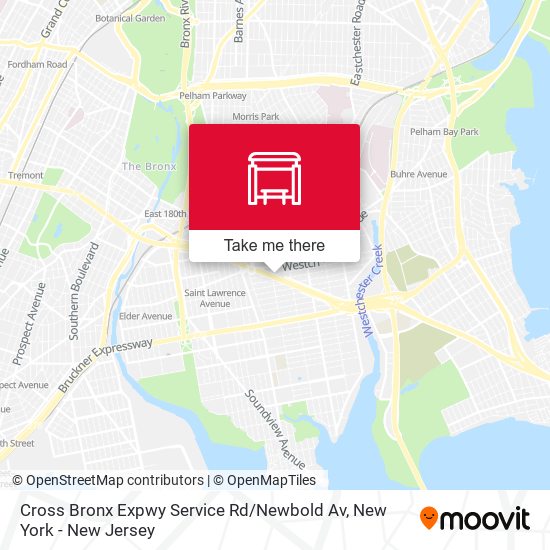Cross Bronx Expwy Service Rd / Newbold Av map