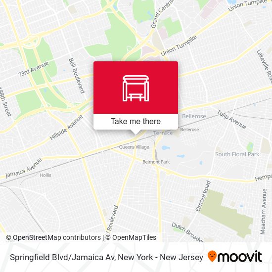 Mapa de Springfield Blvd/Jamaica Av