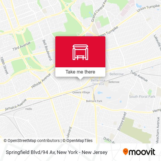 Springfield Blvd/94 Av map