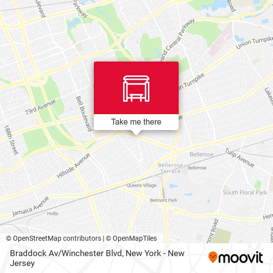 Braddock Av/Winchester Blvd map