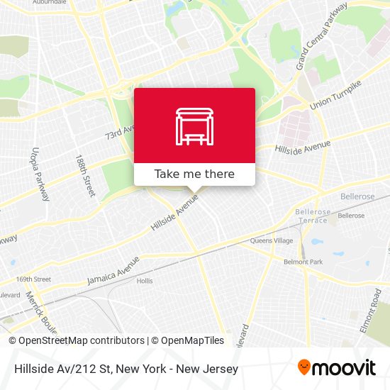 Mapa de Hillside Av/212 St