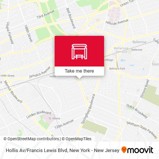 Hollis Av/Francis Lewis Blvd map