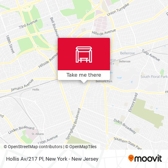 Hollis Av/217 Pl map