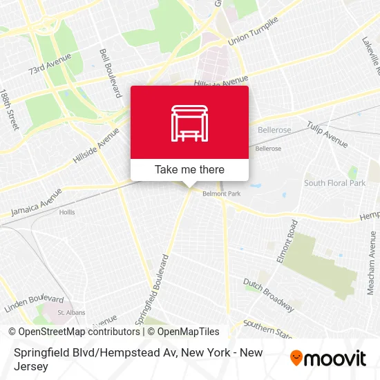 Springfield Blvd/Hempstead Av map