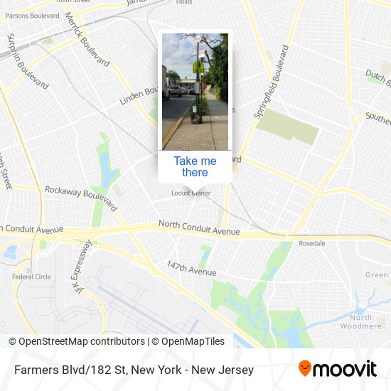 Mapa de Farmers Blvd/182 St