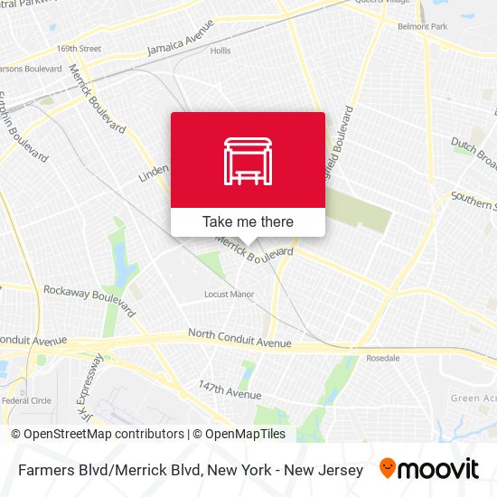 Mapa de Farmers Blvd/Merrick Blvd