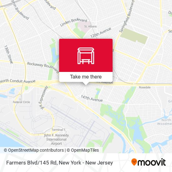 Mapa de Farmers Blvd/145 Rd