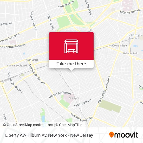 Mapa de Liberty Av/Hilburn Av