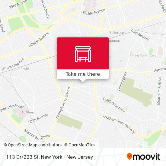 Mapa de 113 Dr/223 St