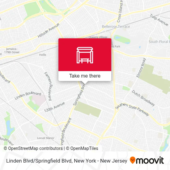 Linden Blvd/Springfield Blvd map