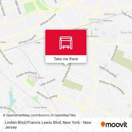 Linden Blvd/Francis Lewis Blvd map
