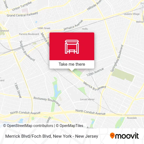 Merrick Blvd/Foch Blvd map