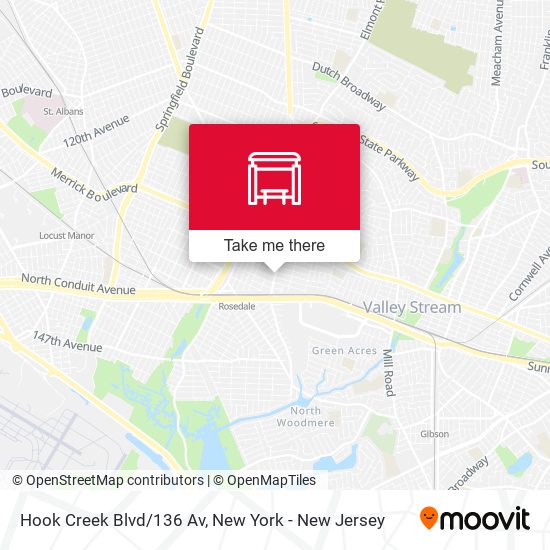 Mapa de Hook Creek Blvd/136 Av