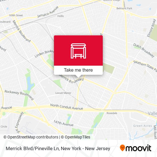 Mapa de Merrick Blvd/Pineville Ln