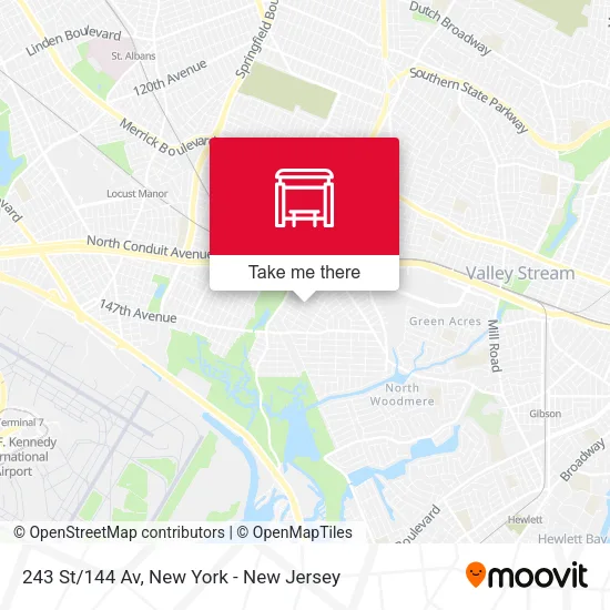 243 St/144 Av map