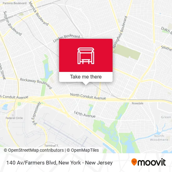 140 Av/Farmers Blvd map