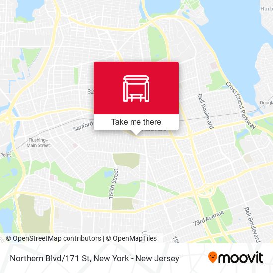 Northern Blvd/171 St map