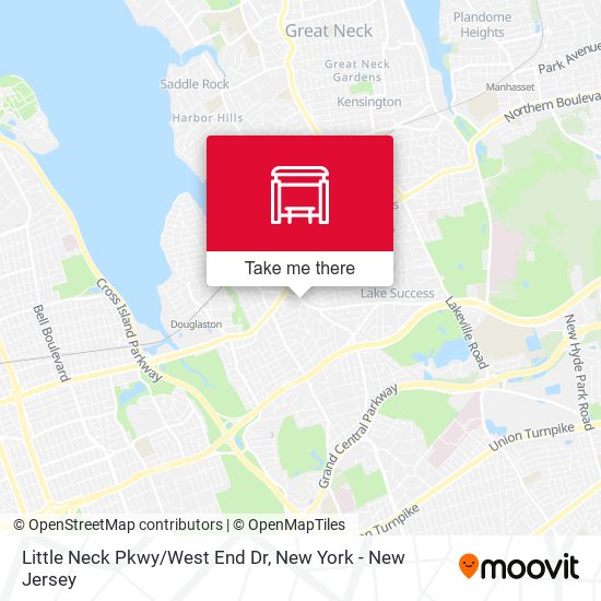 Mapa de Little Neck Pkwy/West End Dr