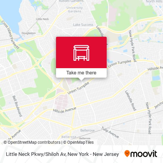 Little Neck Pkwy/Shiloh Av map