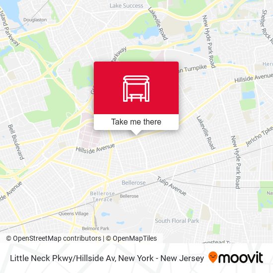 Little Neck Pkwy/Hillside Av map