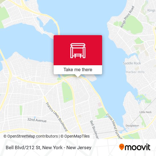 Mapa de Bell Blvd/212 St