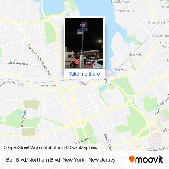 Bell Blvd/Northern Blvd map