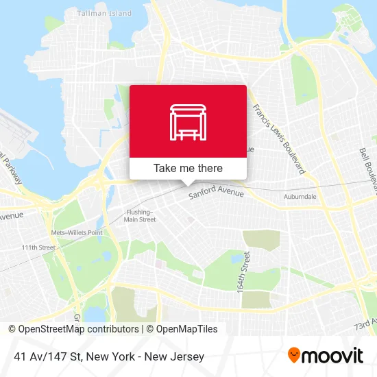 41 Av/147 St map
