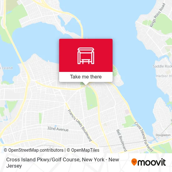 Cross Island Pkwy/Golf Course map
