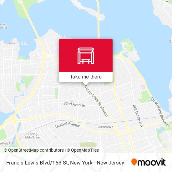 Mapa de Francis Lewis Blvd/163 St