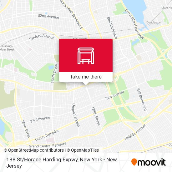 188 St/Horace Harding Expwy map