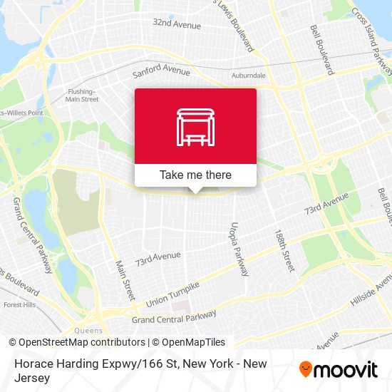 Mapa de Horace Harding Expwy/166 St