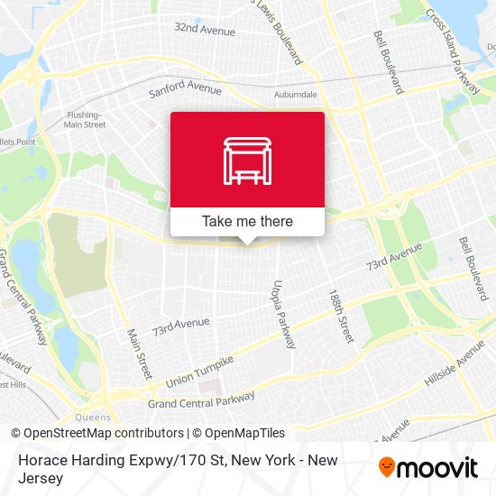 Horace Harding Expwy/170 St map