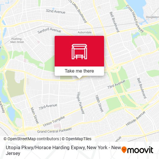 Utopia Pkwy / Horace Harding Expwy map