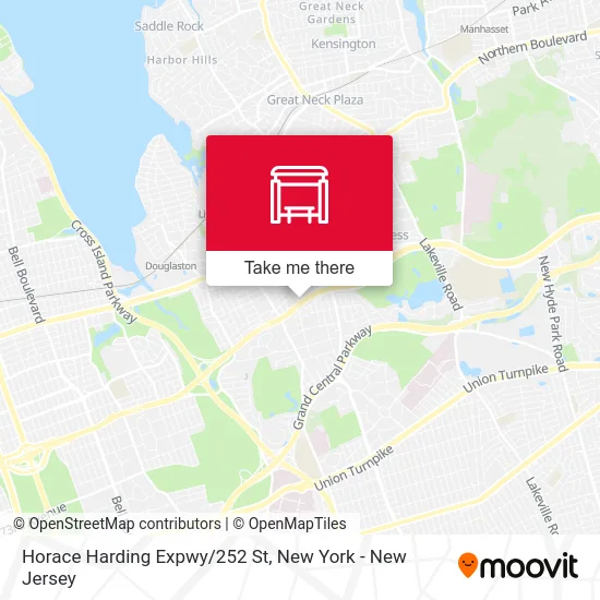 Horace Harding Expwy/252 St map