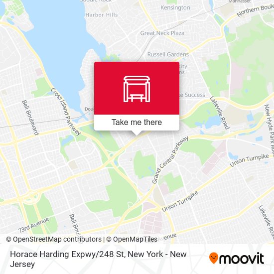 Horace Harding Expwy/248 St map