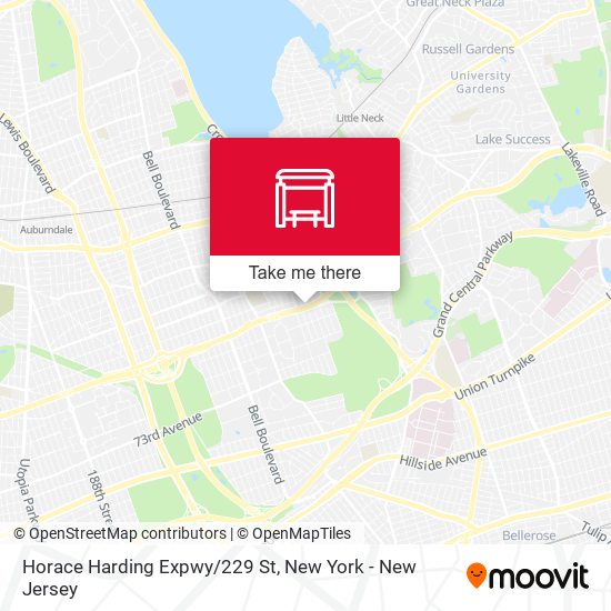 Horace Harding Expwy/229 St map