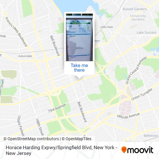 Mapa de Horace Harding Expwy / Springfield Blvd