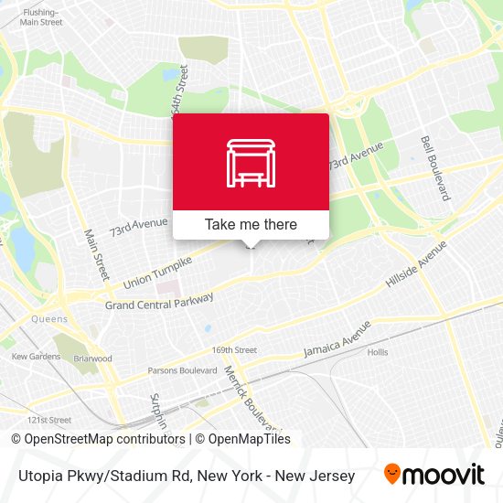 Utopia Pkwy/Stadium Rd map