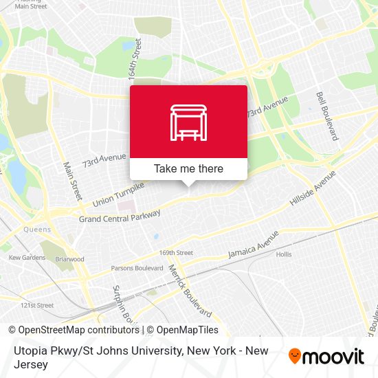 Mapa de Utopia Pkwy / St Johns University