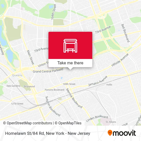 Homelawn St/84 Rd map